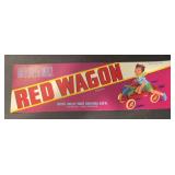 (5 COUNT) VINTAGE CRATE LABEL-RED WAGON