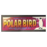 (5 COUNT) VINTAGE CRATE LABEL-POLAR BIRD