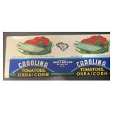 (6 COUNT)VINTAGE CAN LABEL-CAROLINA