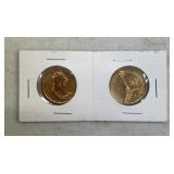 (2)PRESIDENTIAL DOLLAR COINS-ASSORTED/CHECK OUT
