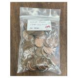 (BAG OF 50) 1940-58-P&D LINCOLN WHEAT BACK CENTS