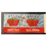 (7 COUNT)VINTAGE CAN LABEL-ANGEL