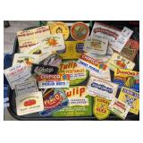 (30)VINTAGE LABELS-ASSORTED/1885-1960