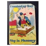 VINTAGE COMICAL POSTCARD-'UNUSED'