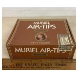 CIGAR BOX FROM THE PAST-"MURIEL AIR~TIPS"