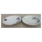 (2)VINTAGE SAUCERS-CHECK OUT THE PIC