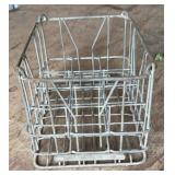 METAL DAIRY CRATE