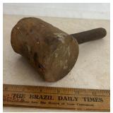VINATGE WOODEN MALLET-CHECK OUT THE PIC