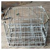 METAL DAIRY CRATE