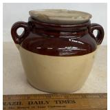 STONEWARE BEAN POT-CHECK OUT THE PIC
