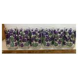(SET OF 6)GLASS TUMBLERS-CHECK OUT THE PIC