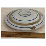 STONEWARE LID-"NOT PERFECT"/CHECK OUT THE PIC