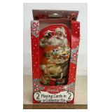 "COCA!COLA" COLLECTIBLE-PLAYING CARDS W/TIN