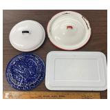 ENAMELWARE LIDS-ASSORTED/CHECK OUT THE PIC