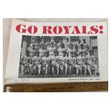 SMALL POSTER-"ROYALS BASEBALL"