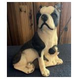 DECOR STATUE-DOG/'REPAIRED EAR'/APPROX. 15' TALL