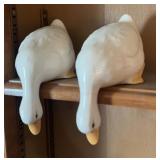 SHELF SETTER DECOR-DUCKS/HAVE HAD SOME REPAIR