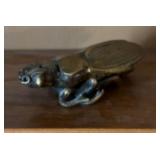 VINTAGE BRASS ASHTRAY-CHECK OUT THE PIC'S