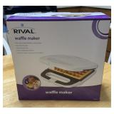'RIVAL' WAFFLE MAKER-NEW