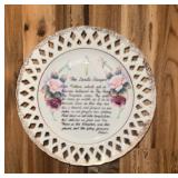 DECOR WALL PLATE-'THE LORD'S PRAYER'/APPROX. 10'