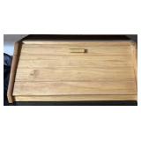 WOODEN BREAD BOX