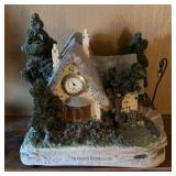 SHELF SETTER W/CLOCK-'THOMAS KINKADE'