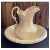 PITCHER & BOWL SET-APPROX. 12' BOWL & 9' PITCHER