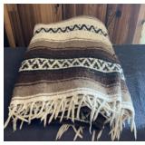 SOUTHWESTERN DESIGN LAP THROW-APPROX. 48'x96'