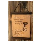 HOME WALL DECOR-APPROX. 8'x10'