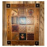 HOME WALL DECOR-AOODEN/APPROX. 12'x14'