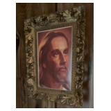FRAMED WALL DECOR-'JESUS'/APPROX. 10'x12'