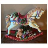 MUSICAL SHELF SETTER-ROCKING HORSE