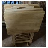 TV TRAY SET-USED VERY LITTLE