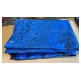 PLASTIC TARP-USED VERY LITTLE/APPROX. 7ï¿½x8ï¿½