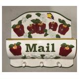 STONEWARE MAIL HOLDER-CHECK OUT THE PIC