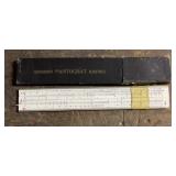 RICHARDSON SLIDE RULE W/CASE--"PANTOCRAFT"