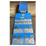 RADIUS GAGE SET W/CASE-CHECK OUT THE PIC