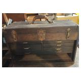 METAL TOOLBOX W/ASSORTED CONTENTS-CHECK OUT THE