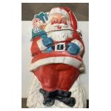 VINTAGE WALL HANGING "SANTA" DECOR-APPROX. 3ï¿½ TALL