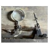 "HELPING HAND" TOOL W/MAGNIFIER GLASS & CLIPS