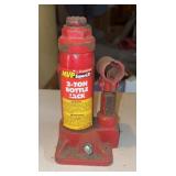 2~TON HYDRAULIC BOTTLE JACK-"NO HANDLE"/CHECK OUT