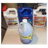 LIQUID CHEMICALS-"ALL PARTIALLY FULL"/ASSORTED/