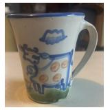 M.A. HADLEY POTTERY-MUG/COW
