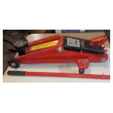 2~TON GARGE FLOOR ROLLER JACK-APPEARS TO HAVE BEEN