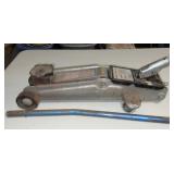 FLOOR ROLLER JACK W/HANDLE-CHECK OUT THE PIC