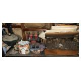 ITEMS FROM THE SHELF-GLASSWARE & MORE