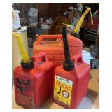 (3)FUEL CANS-ASSORTED/CHECK OUT THE PIC