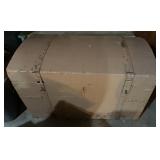 VINATGE STORAGE TRUNK W/ASSORTED CONTENTS-CHECK