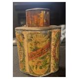 VINTAGE TIN CANISTER-CHECK OUT THE PIC