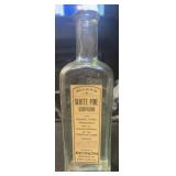 VINTAGE GLASS BOTTLE W/LABEL-GREENCASTLE, INDIANA